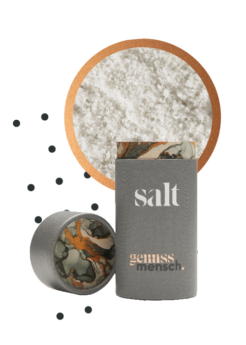 Bild von einer Rundverpackung mit Salz