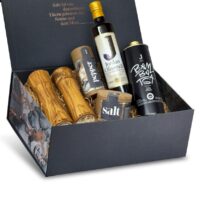 Hoverbild von Gewürzmühlen Geschenkset Olive